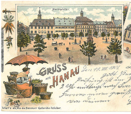 Marktplatz Postkarte